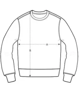medidas sudaderas comanxe